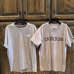Men’s Adidas 2 pc Performance Tees T-shirts Aeroready Climalite